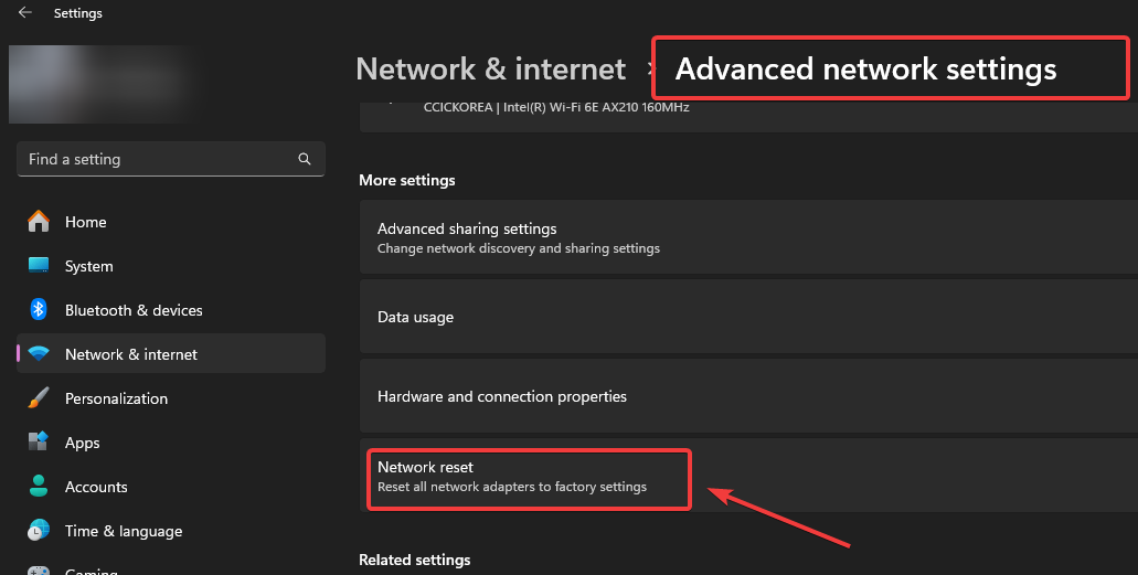 Win11电脑WiFi图标不见了的解决方法6
