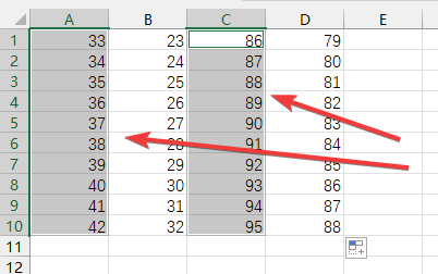Excel 跨表格复制时提示“无法对多重选择区域执行此操作”的解决方法-1