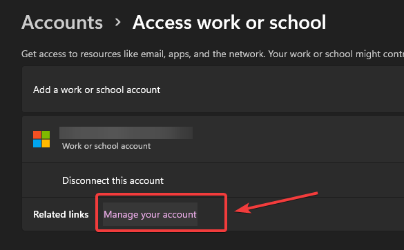 Win11 无法断开我的工作账户连接的解决方案-7